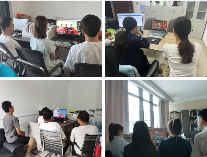 市城投集團(tuán)集中收聽收看紀(jì)念中國人民抗日戰(zhàn)爭暨世界反法西斯戰(zhàn)爭勝利80周年大會